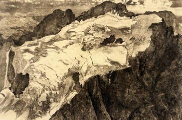 Dôme des Ecrins, gomme bichromatée © Etienne Pierart
